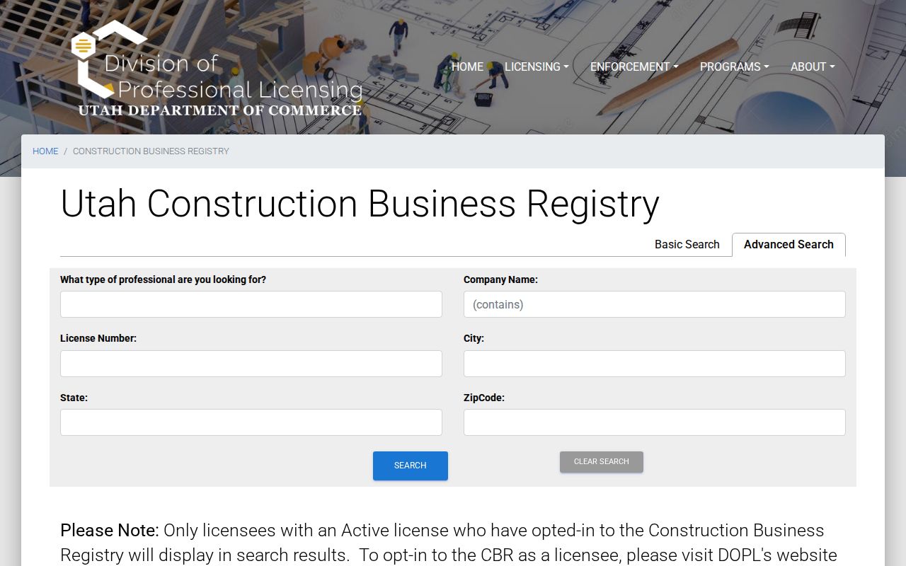 Syracuse residents directory Utah construction business registry